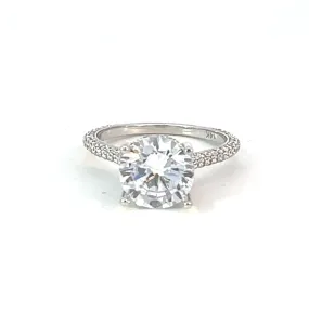 Invisible Halo Engagement Ring