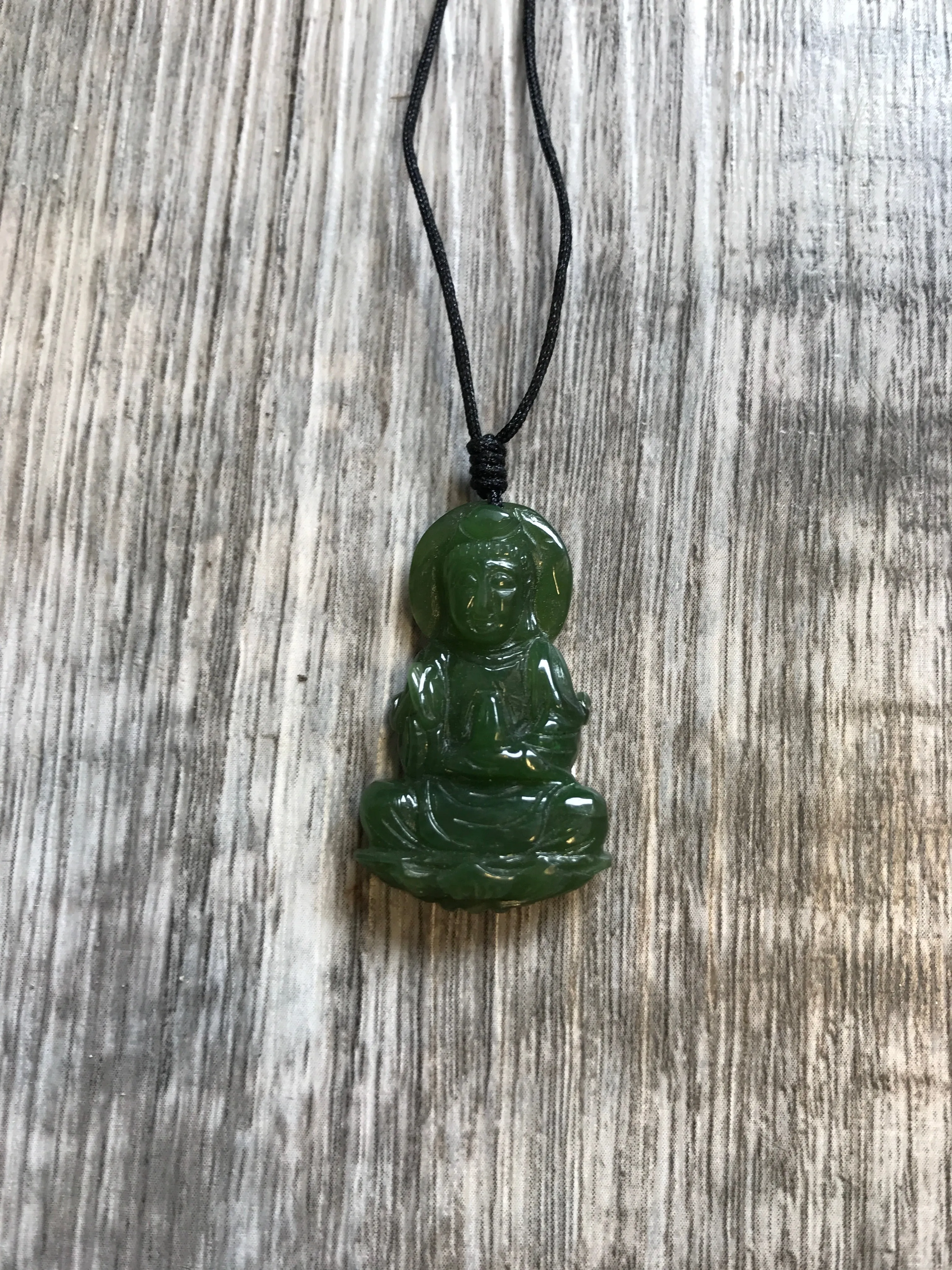 Jade Kuan Yin Buddha Pendants