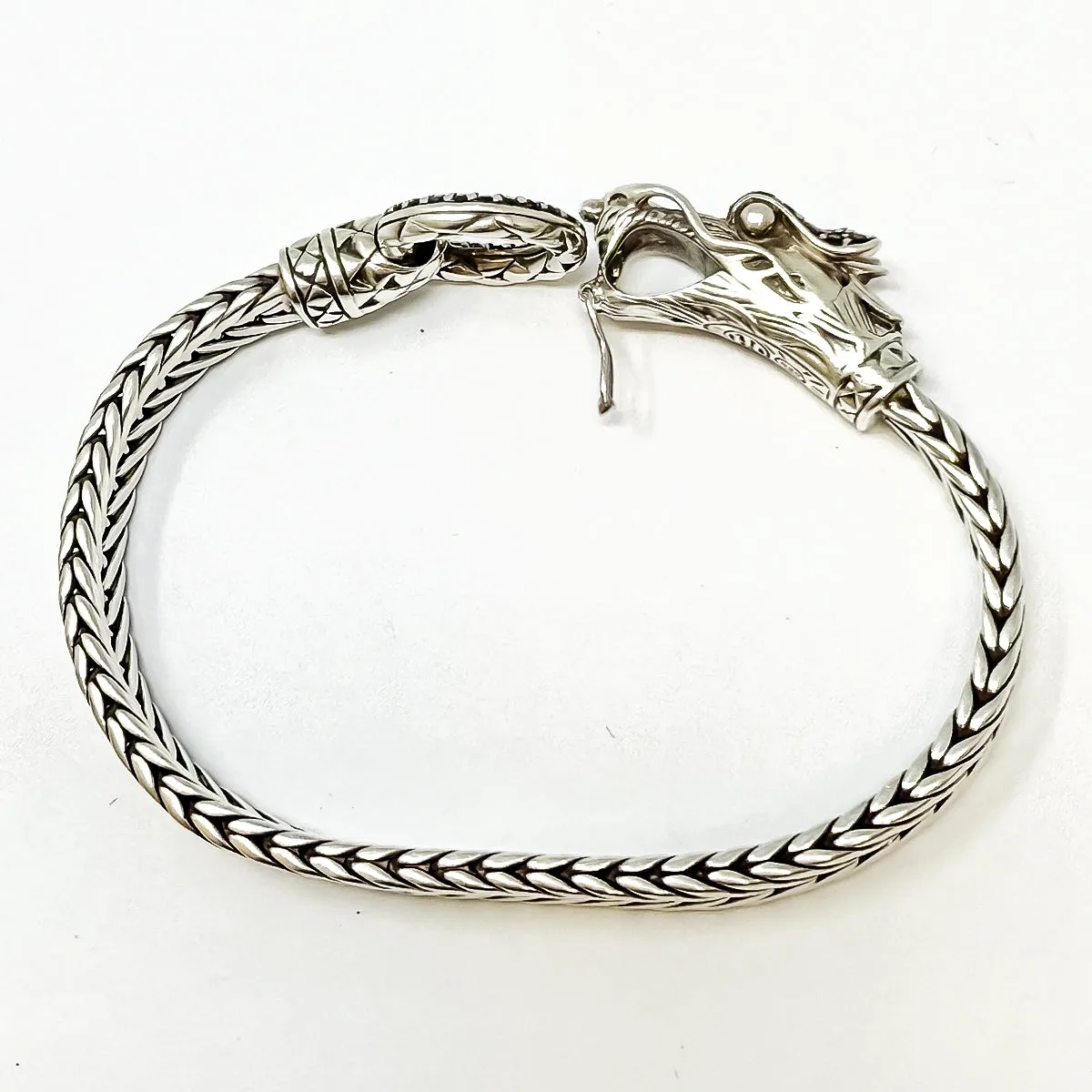 John Hardy Naga Dragon and Black Sapphire Bracelet
