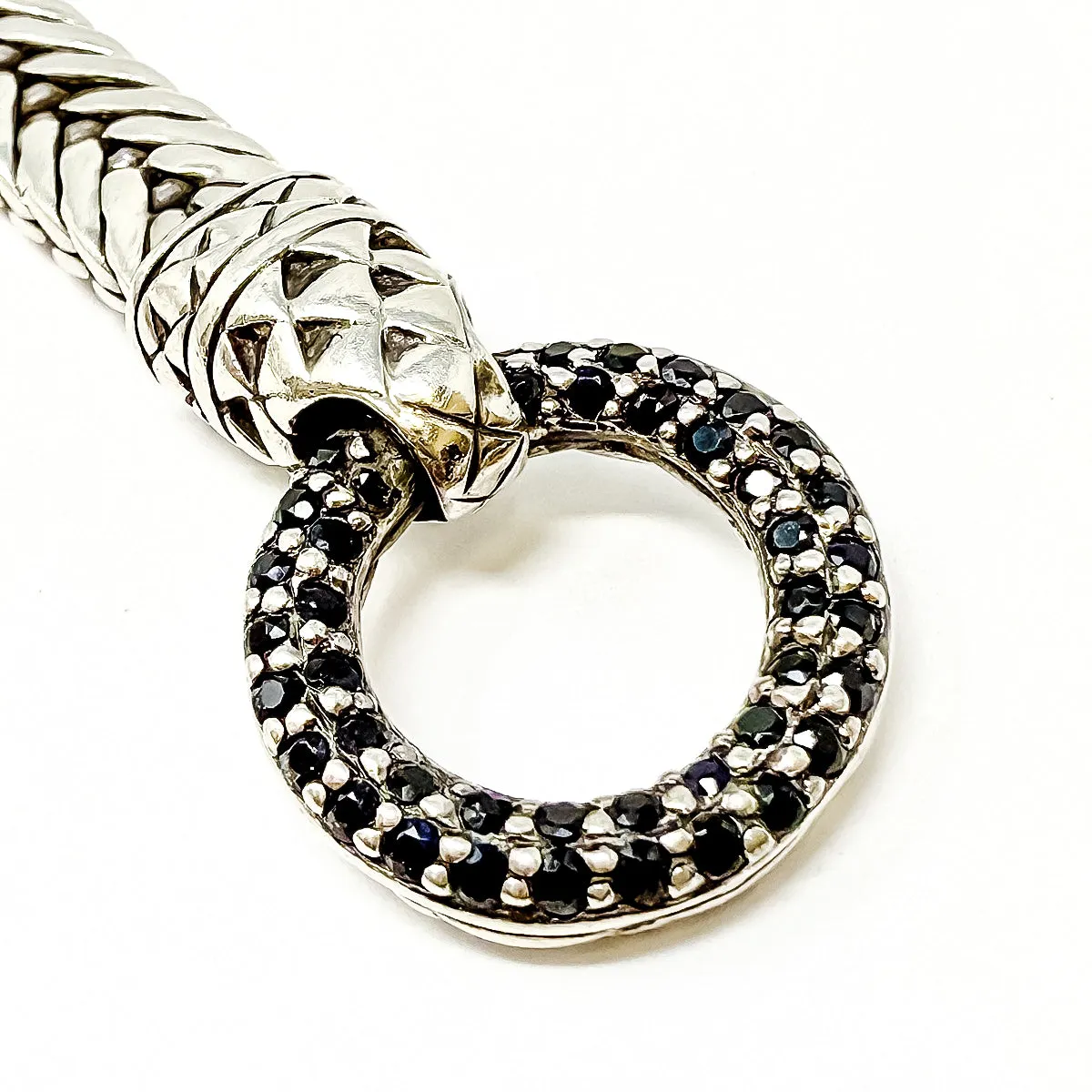 John Hardy Naga Dragon and Black Sapphire Bracelet
