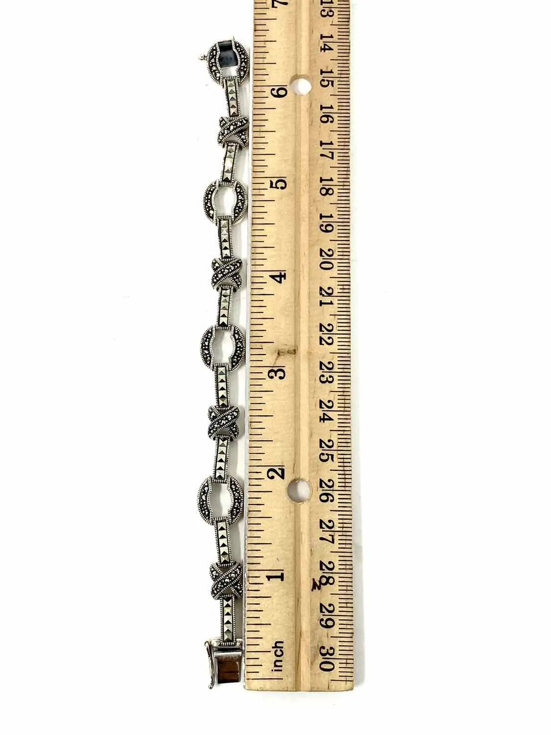 Judith Jack .925 X O Marcasite Bracelet