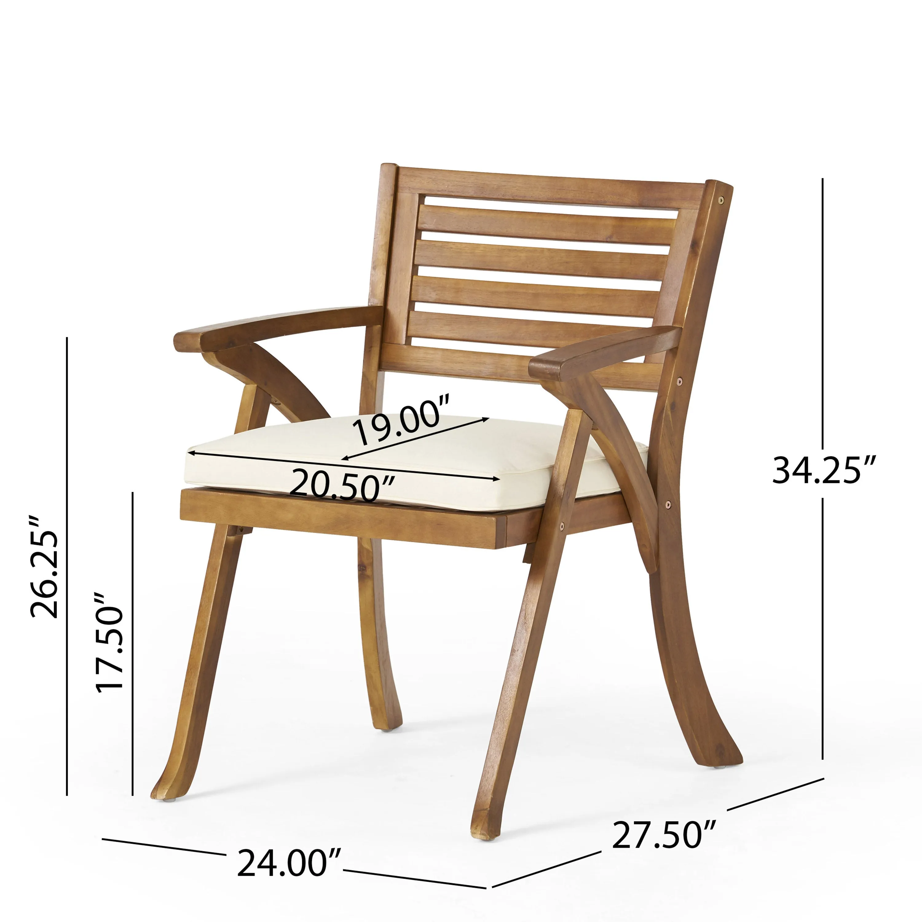 Lane Outdoor Farmhouse Hairpin Legs Dining Set