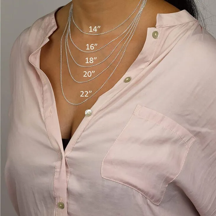 Letter Pendant Necklace Sterling Silver