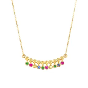 Marika Sapphire & 14k Gold Necklace - M7337