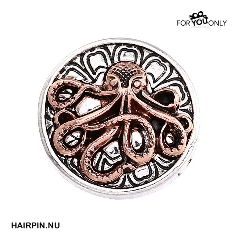 Metal Hairpin click / chunk button 051