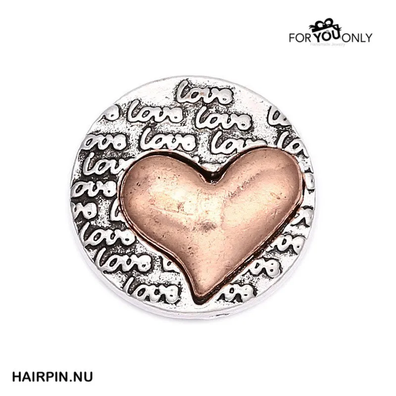 Metal Hairpin click / chunk button 051