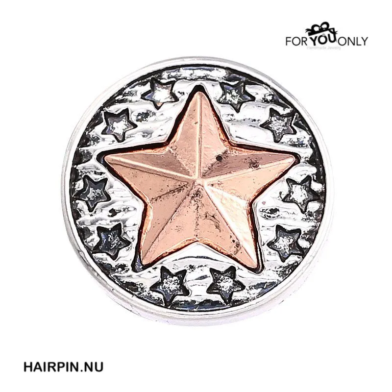 Metal Hairpin click / chunk button 051