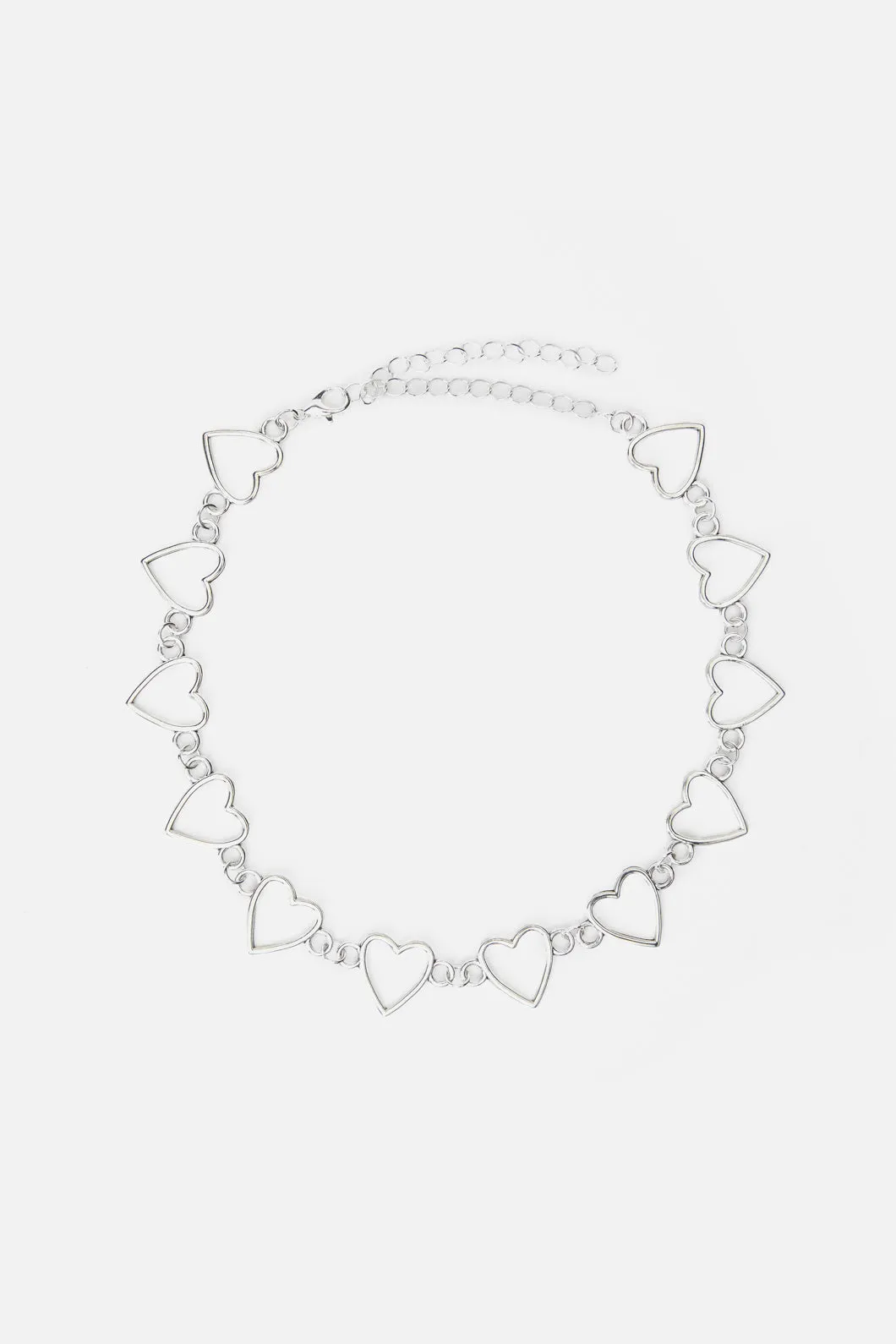 Metal Hearts Choker