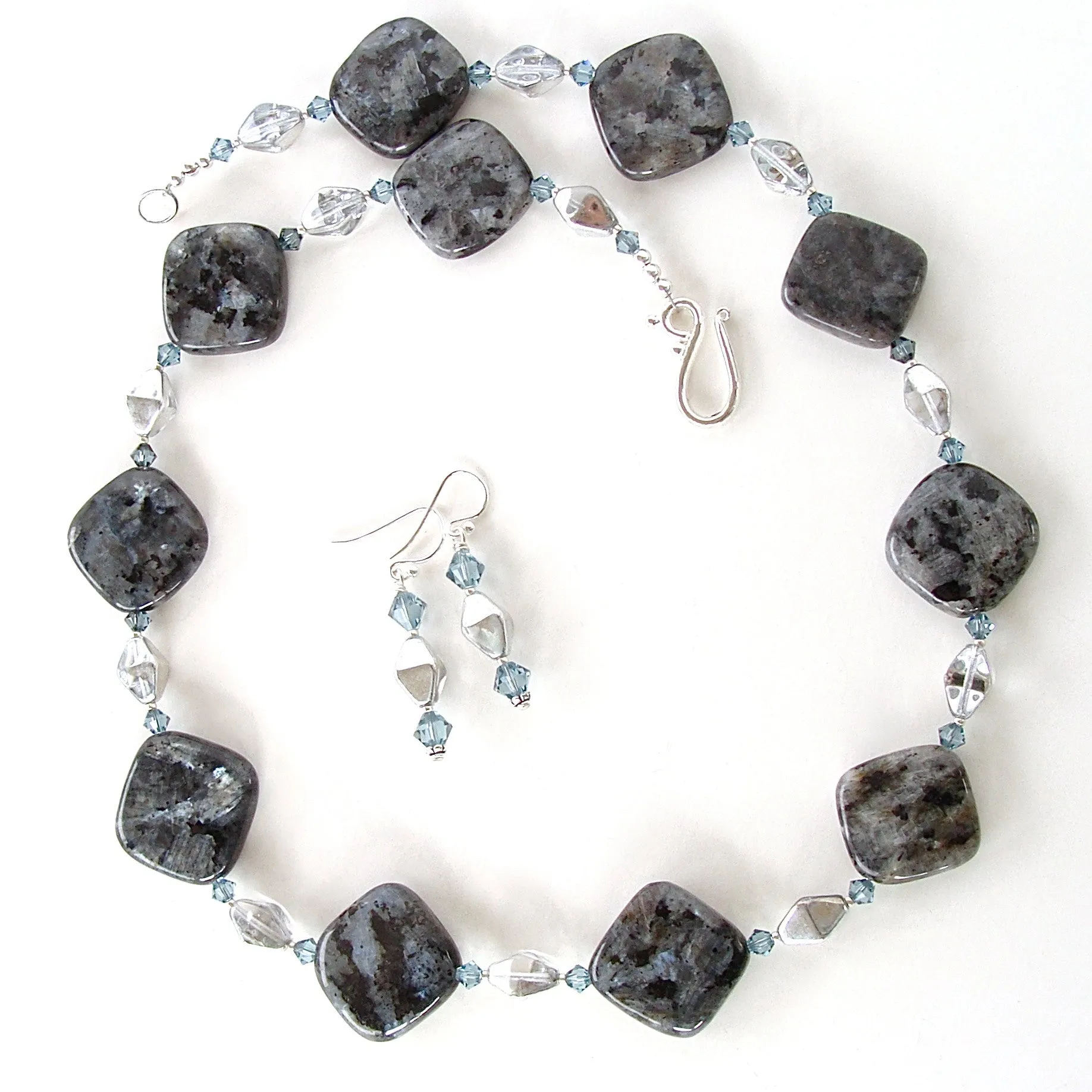 Micah: Black Gem Necklace Set