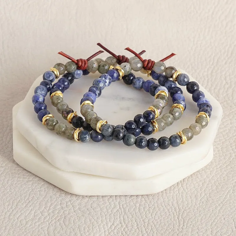 Milspo Pride Mini Bracelet - Navy | Military Spouse Bracelet