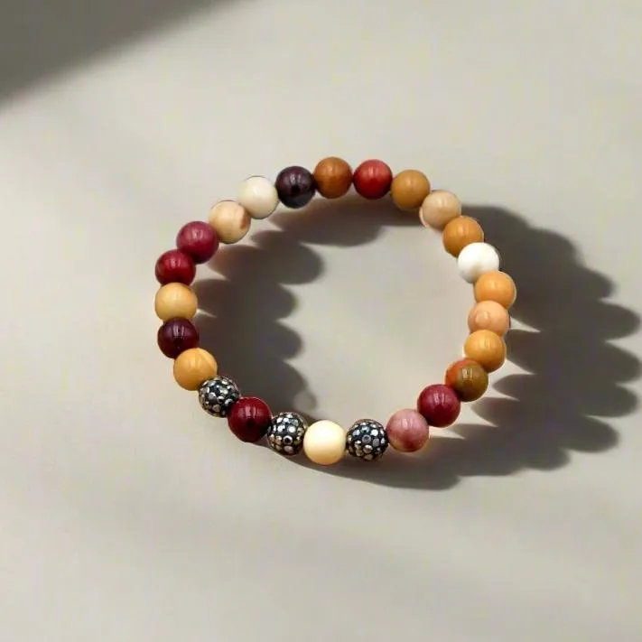 Mookaite Jasper Bracelet – Confidence and Calmness in Every Bead