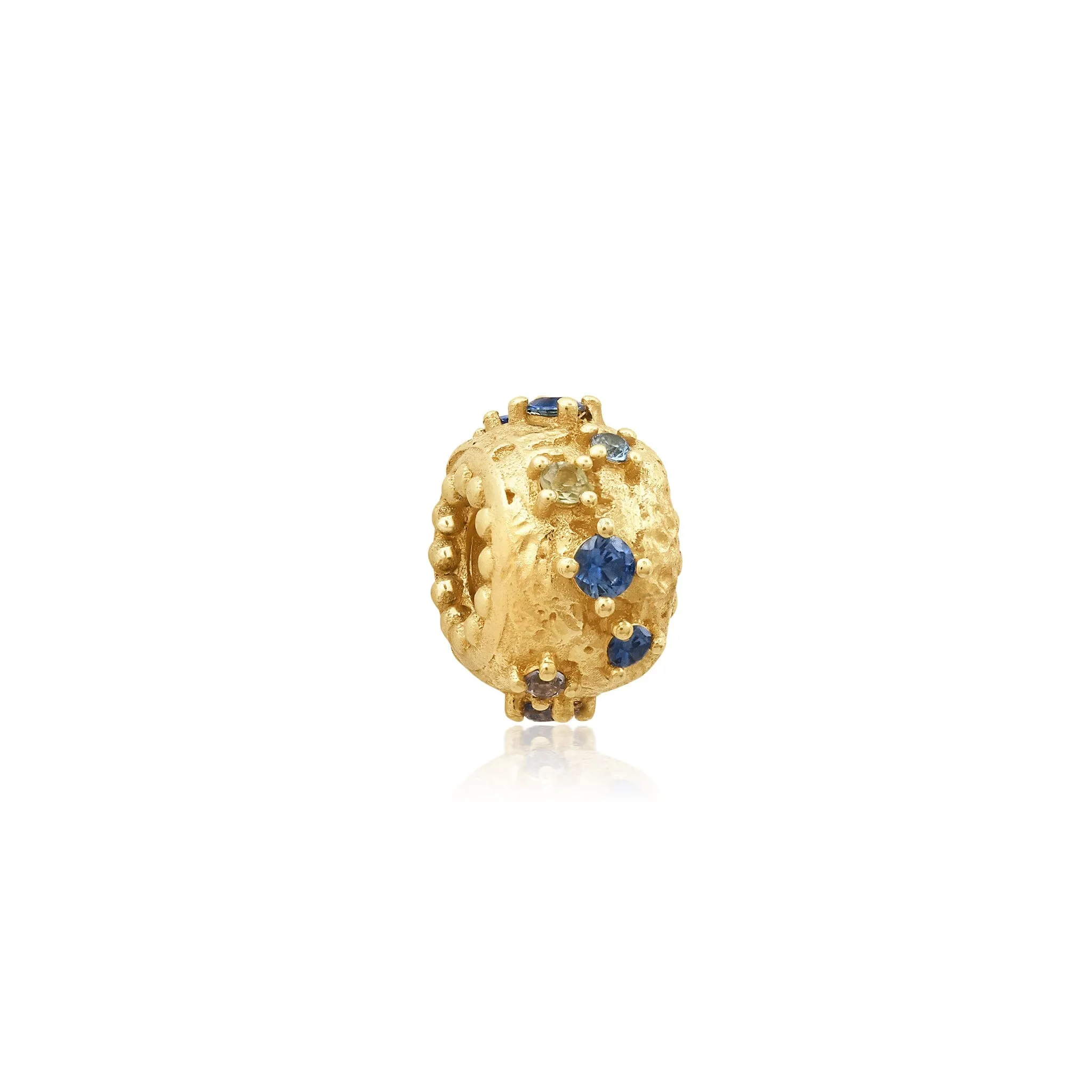 Moonscape Sapphire Bead