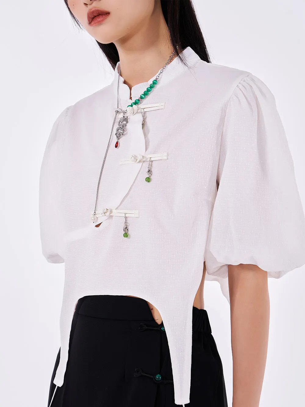 MUKTANK Jade Dragon‘龍’ Punk Necklace