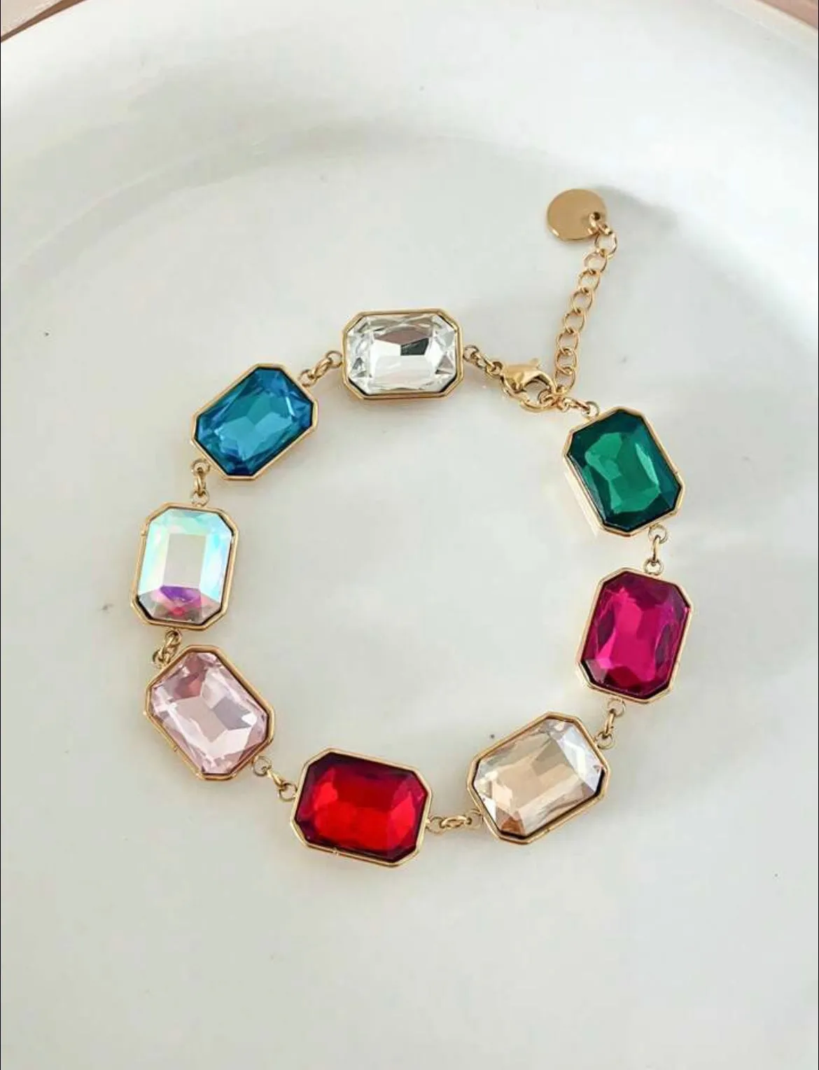 Multi-Colored Gemstone Bracelet