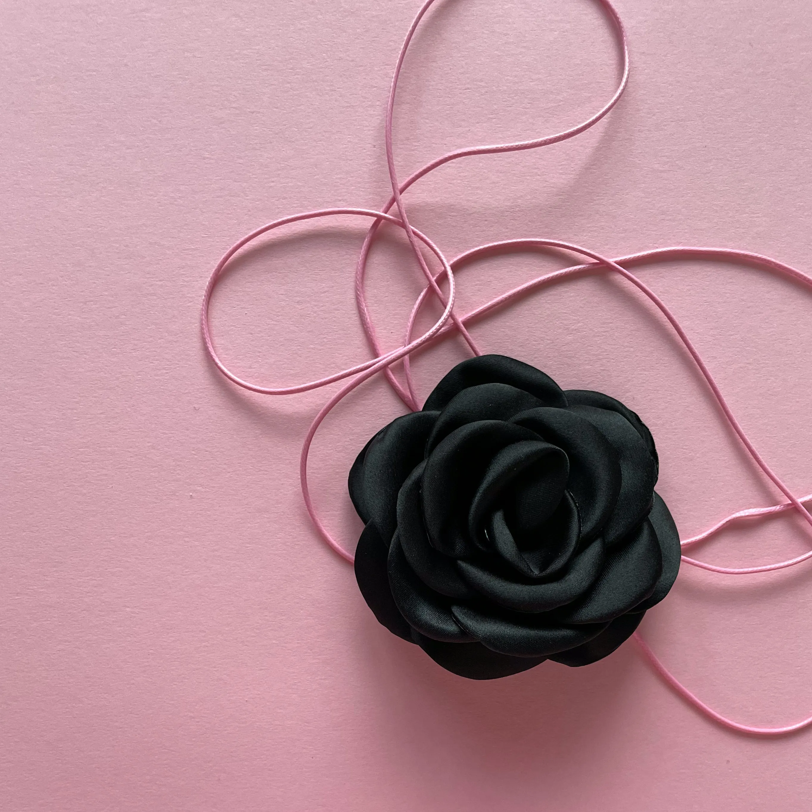 Multiflower - Satin - 9 cm - Black