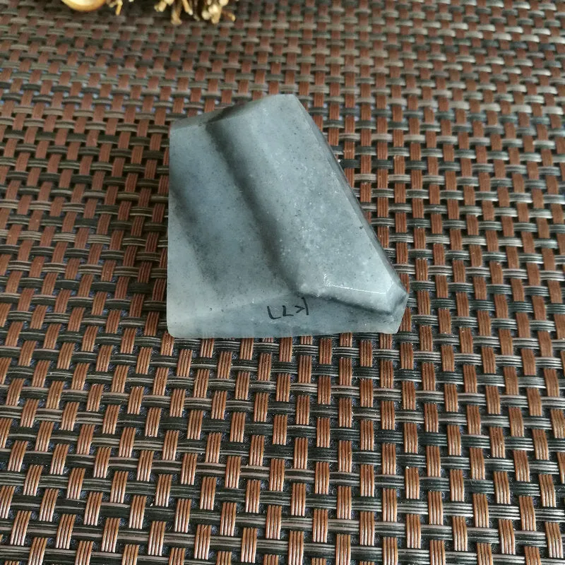 Natural Hetian Jade Rough Nephrite Raw (101g,5X4.5X2.7cm)