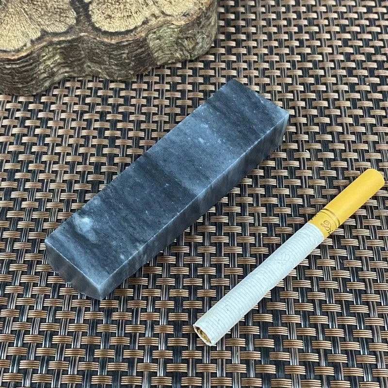 Natural Hetian Jade Rough Nephrite Raw (111g,9.1X2.5X1.7cm)
