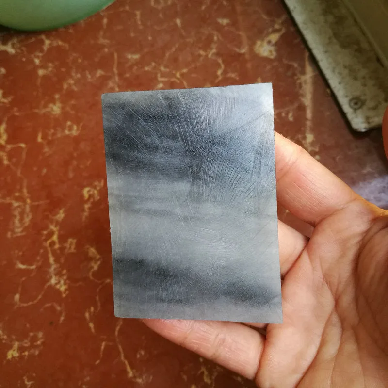 Natural Hetian Jade Rough Nephrite Raw (114g, 7X5.5X1cm)
