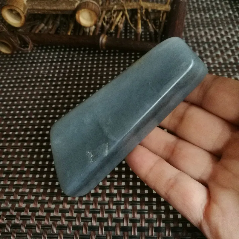 Natural Hetian Jade Rough Nephrite Raw (181g, 7.5X4.7X2.5cm)