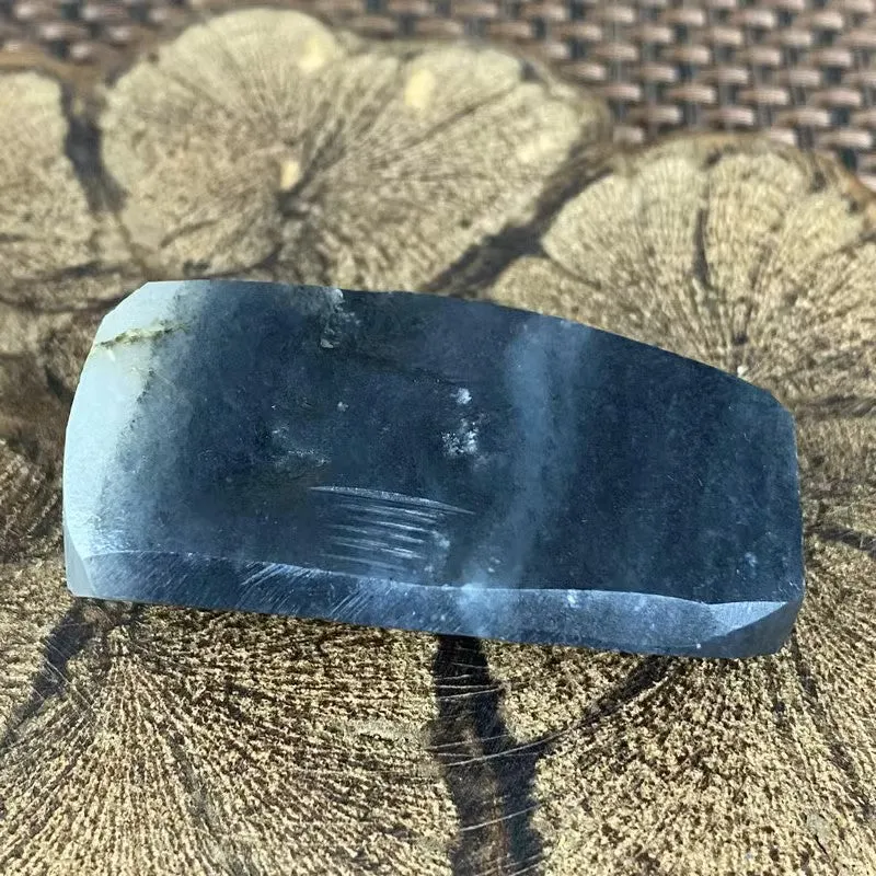 Natural Hetian Jade Rough Nephrite Raw (44g,4.8X3.1X1.5cm)