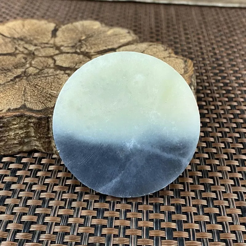 Natural Hetian Jade Rough Nephrite Raw (48g,5.5X0.7cm)