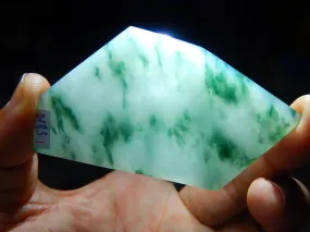 Natural Jade Jadeite Raw (39g, 77X40X5mm)