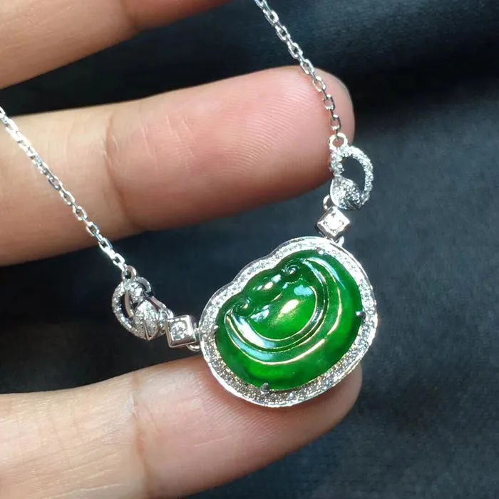 Natural Jade Necklace Jadeite Necklace NNE027