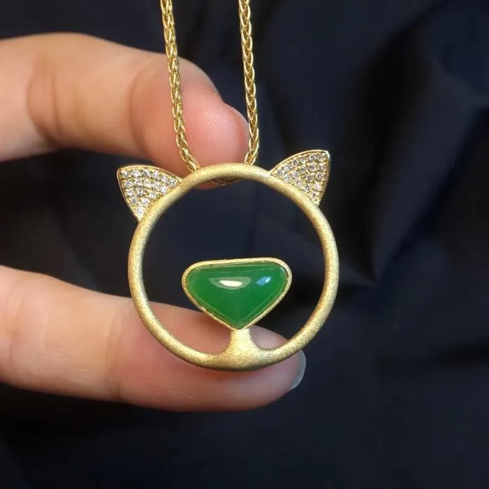 Natural Jade Necklace Jadeite Necklace NNE079
