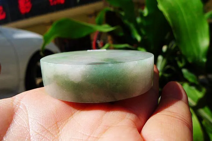 Natural Jade Rough Jadeite Raw (110g,5.4X1.4cm)