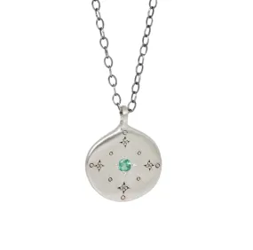 New Moon Emerald Necklace
