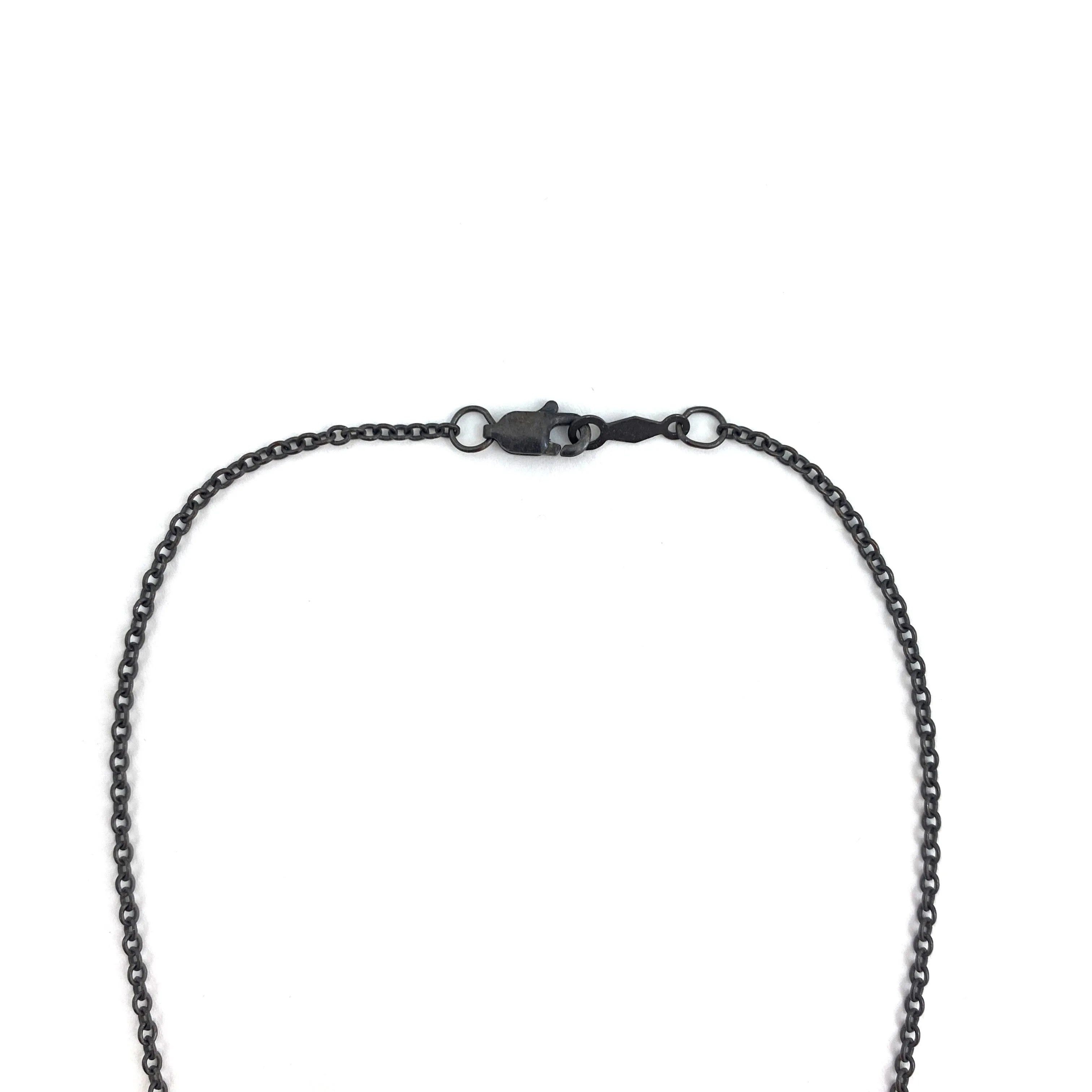 One of a Kind Black Jade Pendant