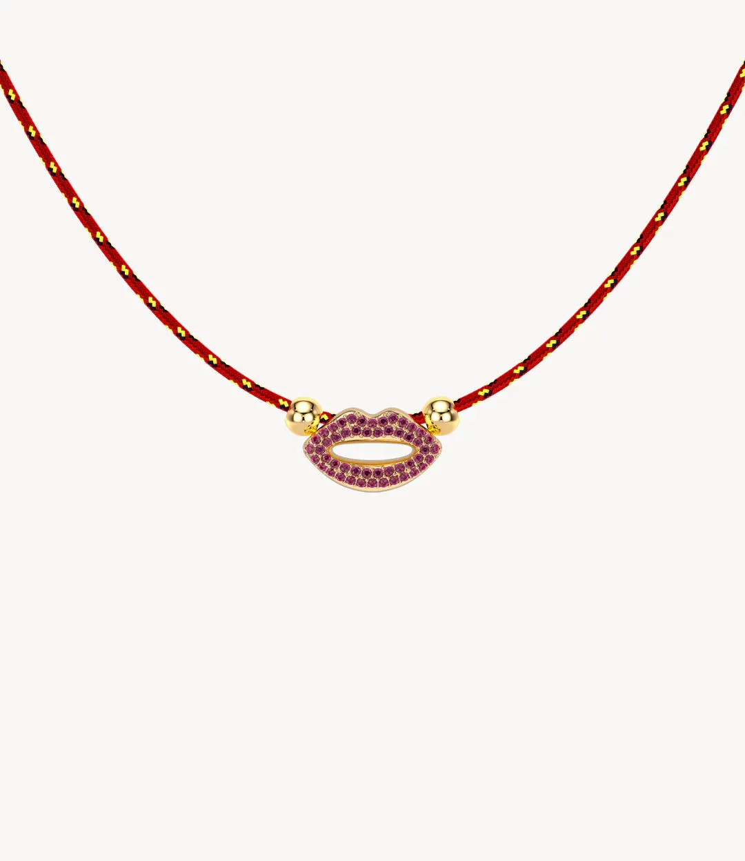 Personalised Solo Luxe Charm Cord Necklace