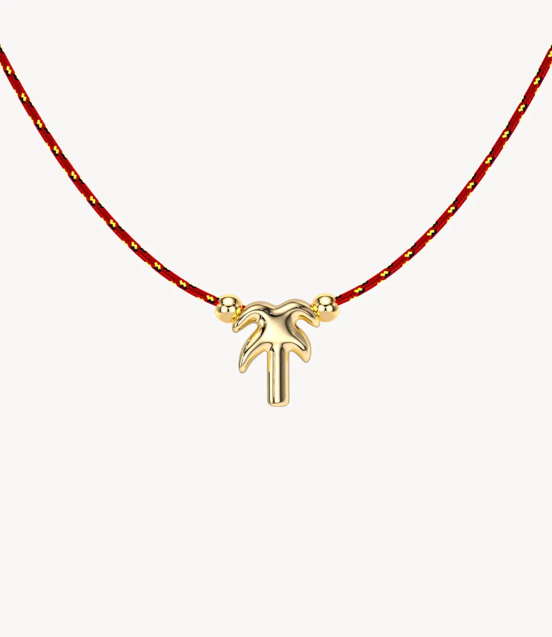 Personalised Solo Luxe Charm Cord Necklace