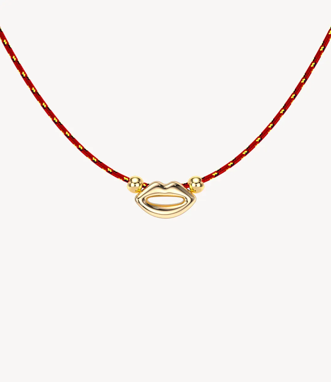 Personalised Solo Luxe Charm Cord Necklace