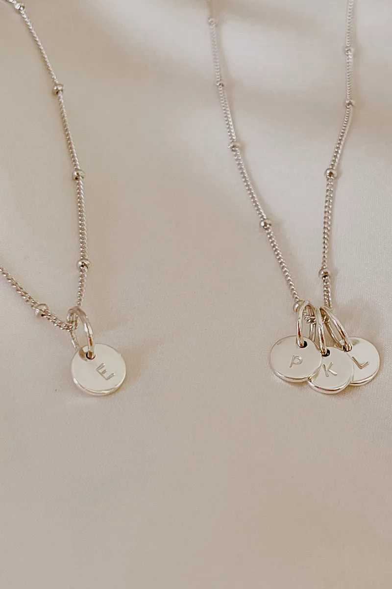 Petite Personalised Necklace - Silver