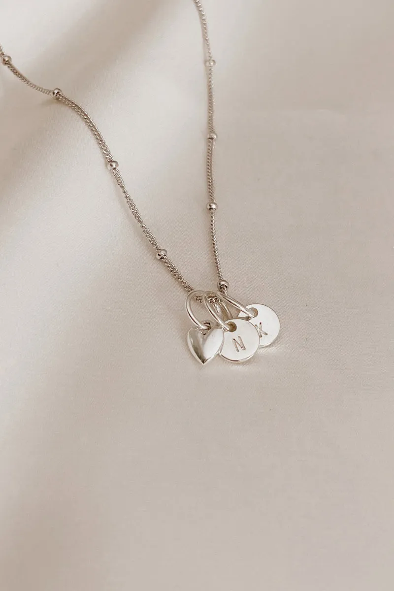 Petite Personalised Necklace - Silver