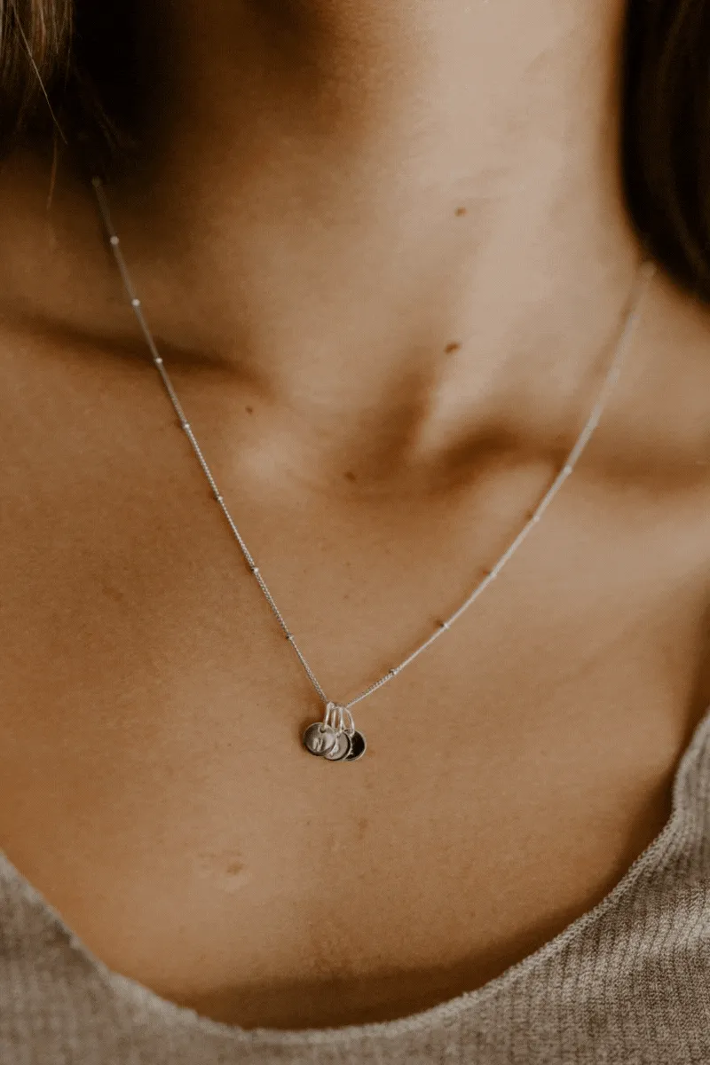 Petite Personalised Necklace - Silver