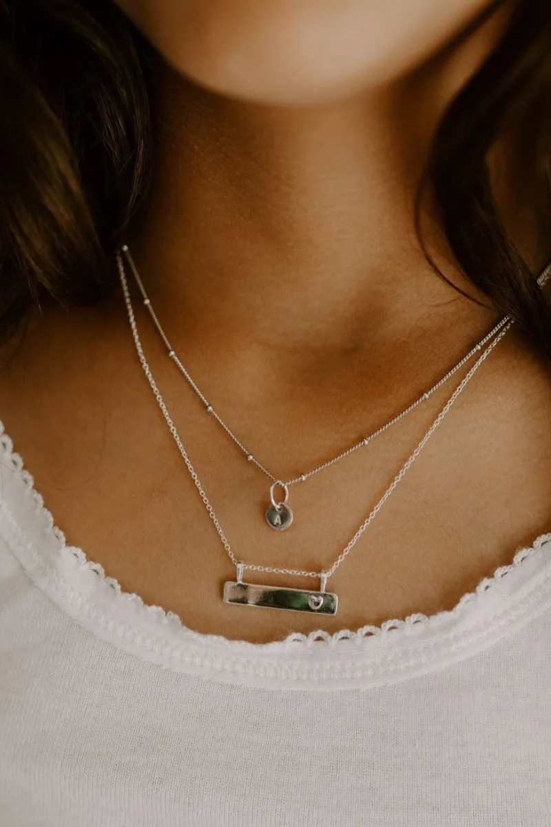 Petite Personalised Necklace - Silver