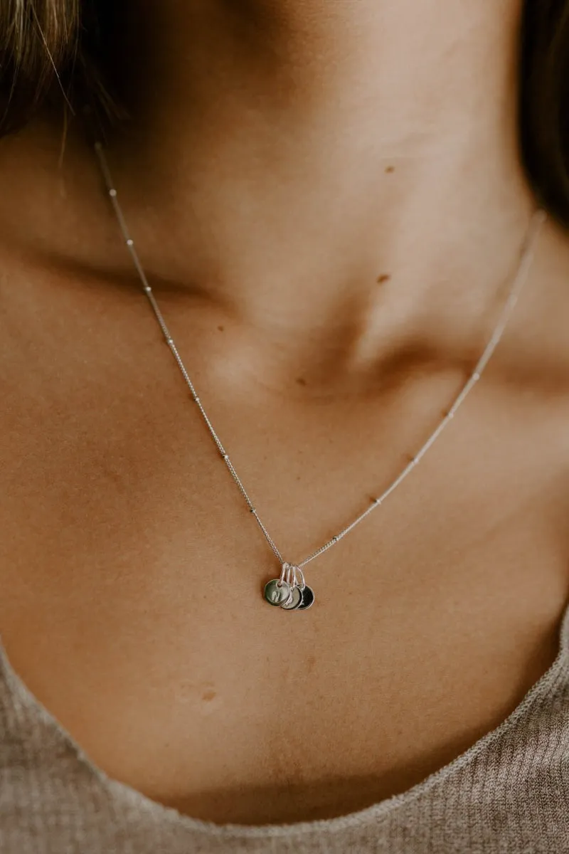 Petite Personalised Necklace - Silver