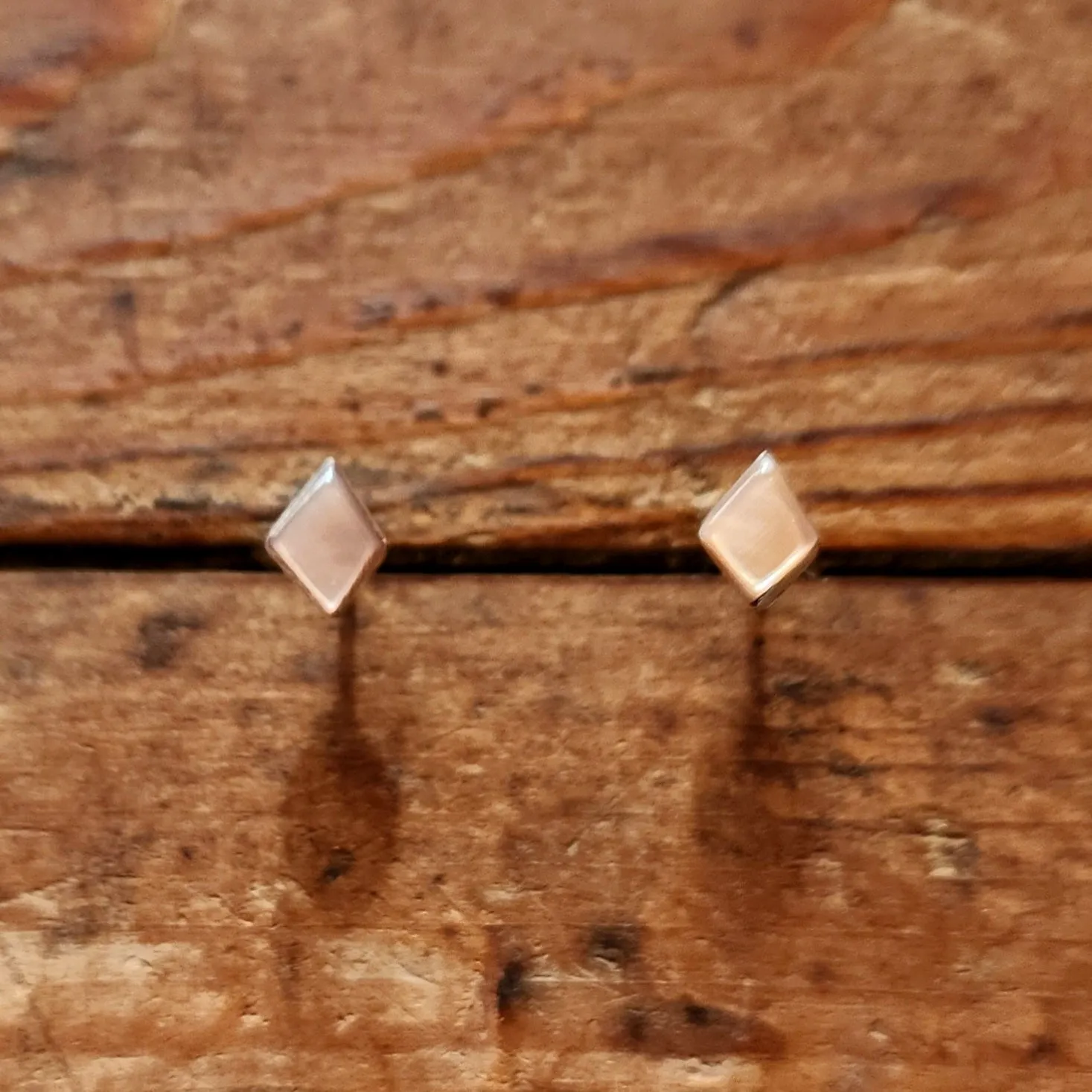 Pink Shell Zuni Post Earrings