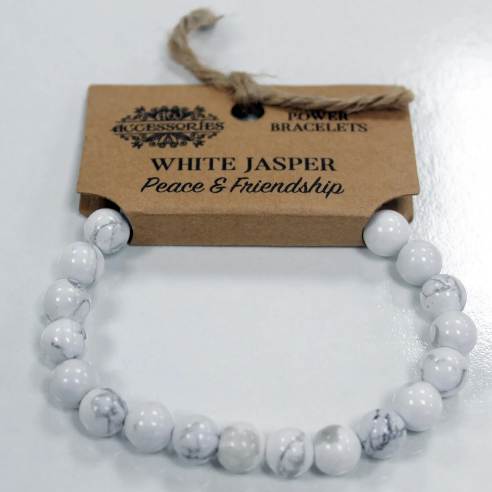 Power Bracelet - White Jasper | Balance Emotions & Enhance Relaxation