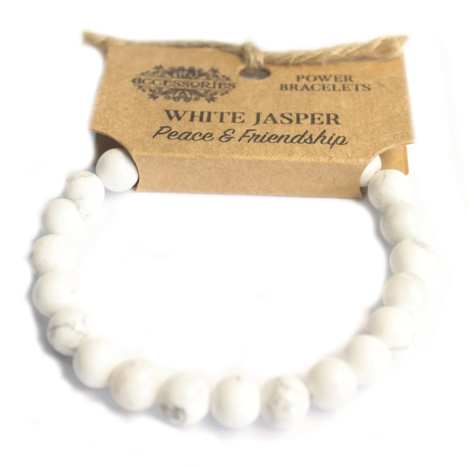 Power Bracelet - White Jasper | Balance Emotions & Enhance Relaxation