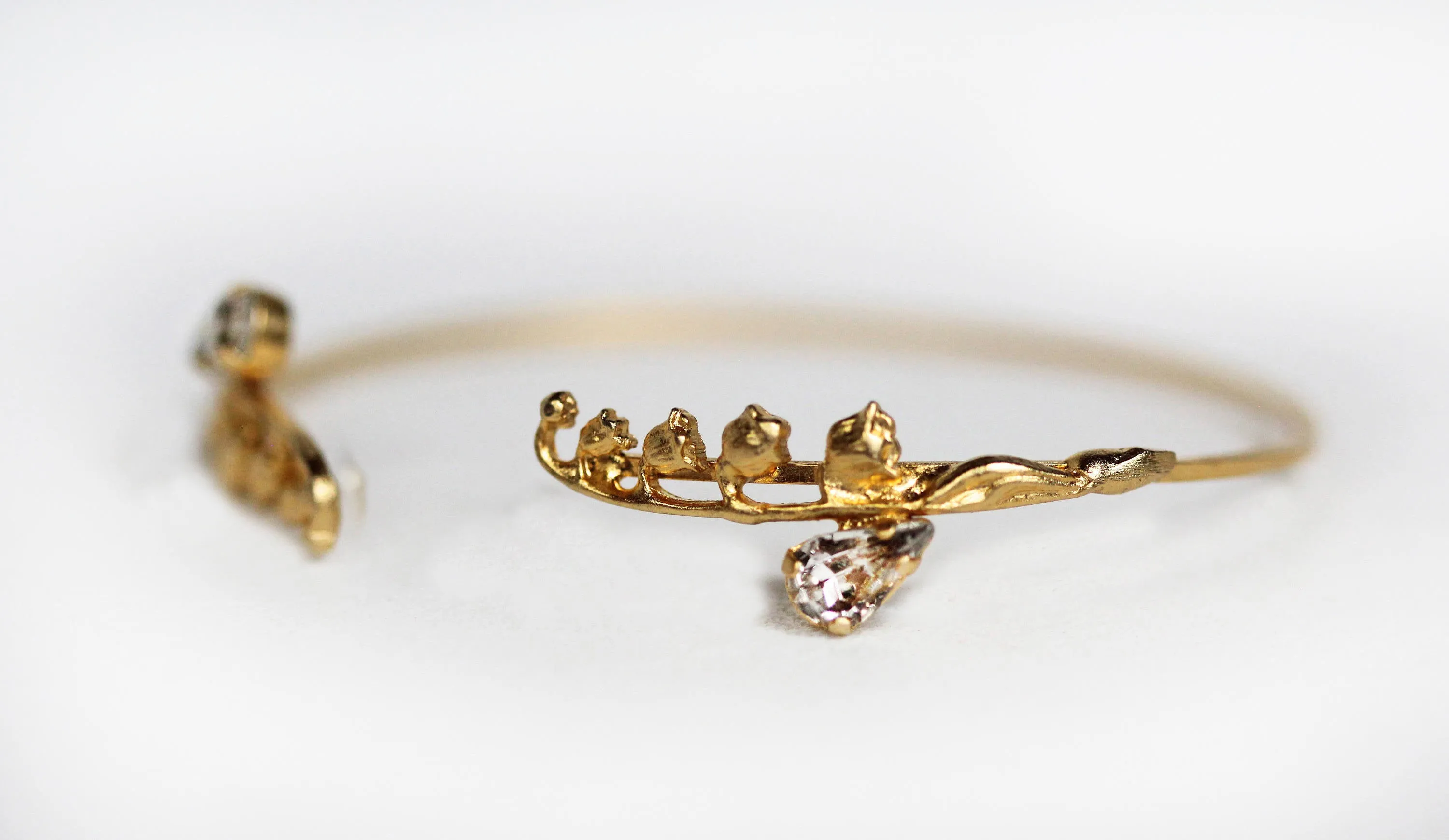 Preorder * Crystal Lily of the Valley Bracelet