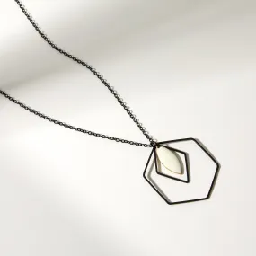 "La Luciole" Geometric Pendant Necklace