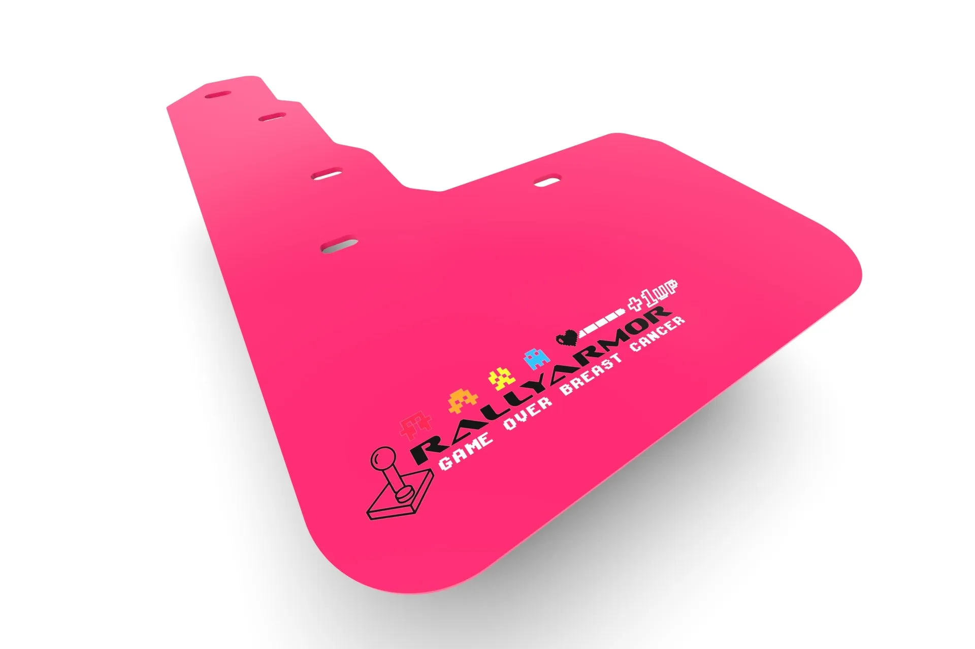 Rally Armor Mud Flaps Subaru XV Crosstrek Lift/AT (2018-2023) Black / Red / Pink