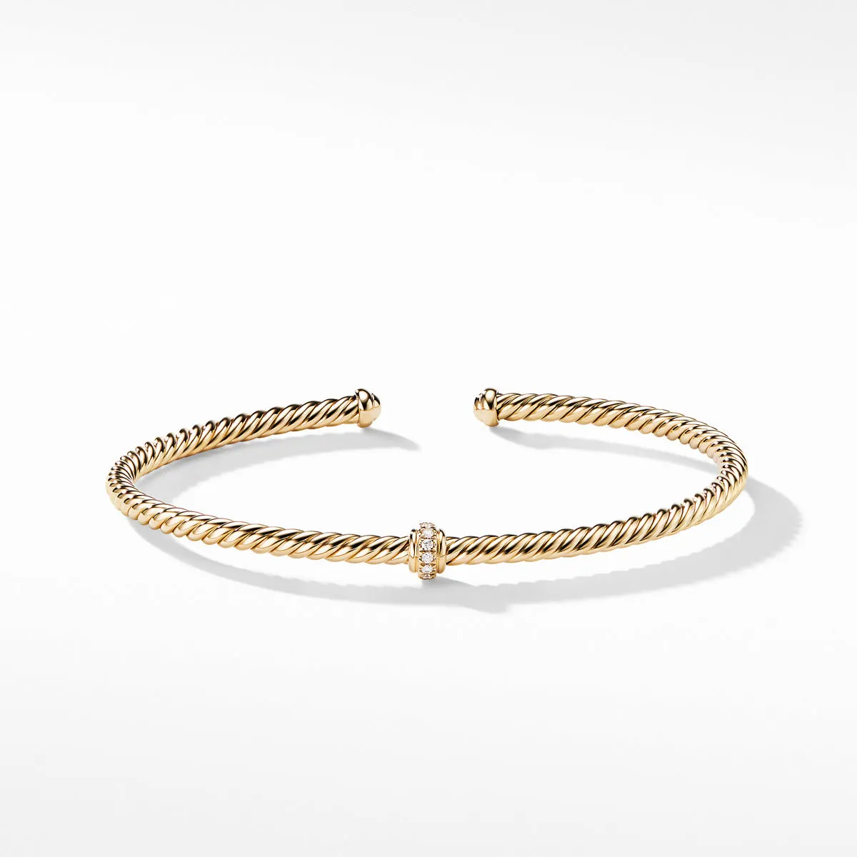 Renaissance Center Station Bracelet with Diamonds in 18K Gold