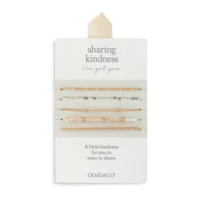 Rose Cloud Gold Kindness Bracelet