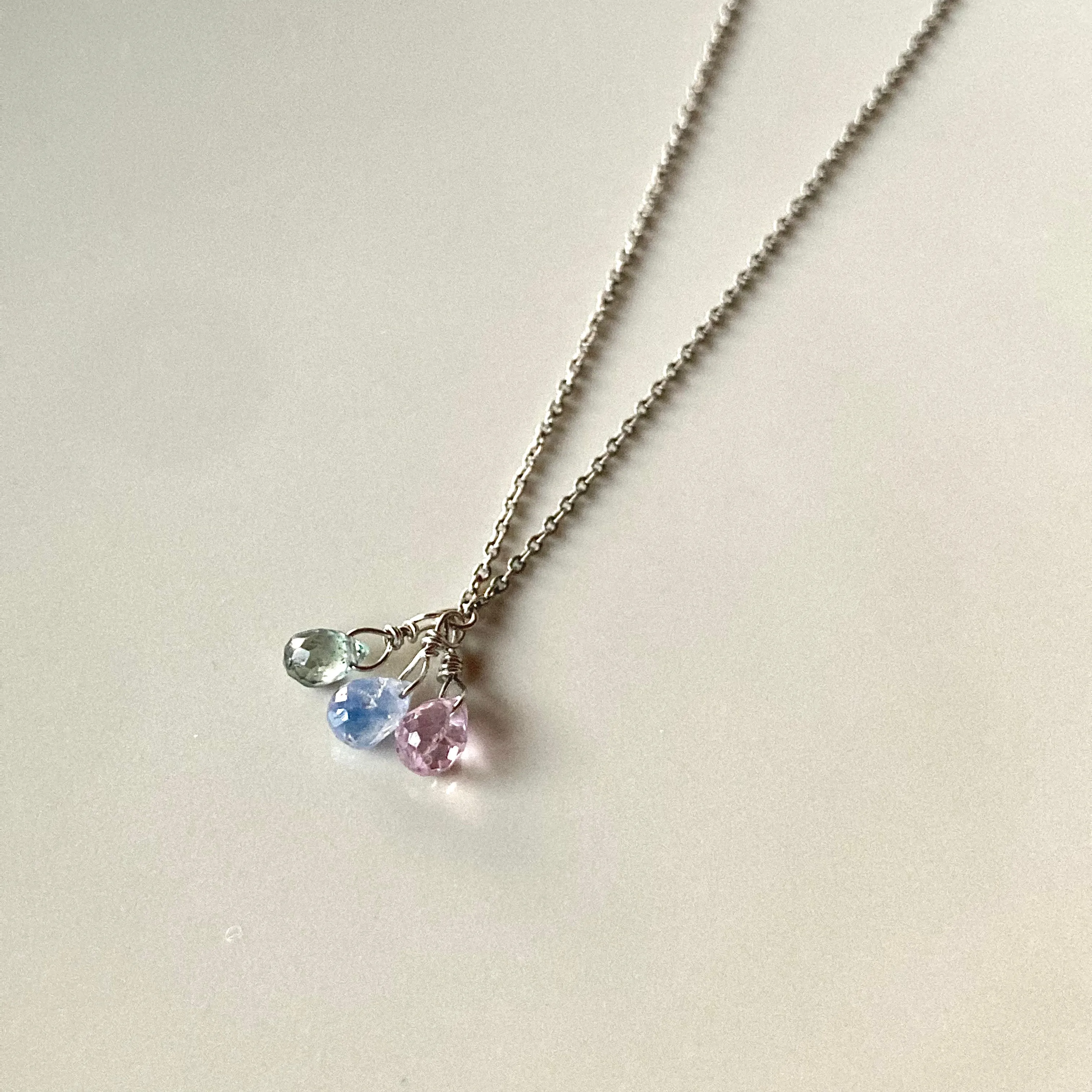 Sapphire Necklace (SILVER)
