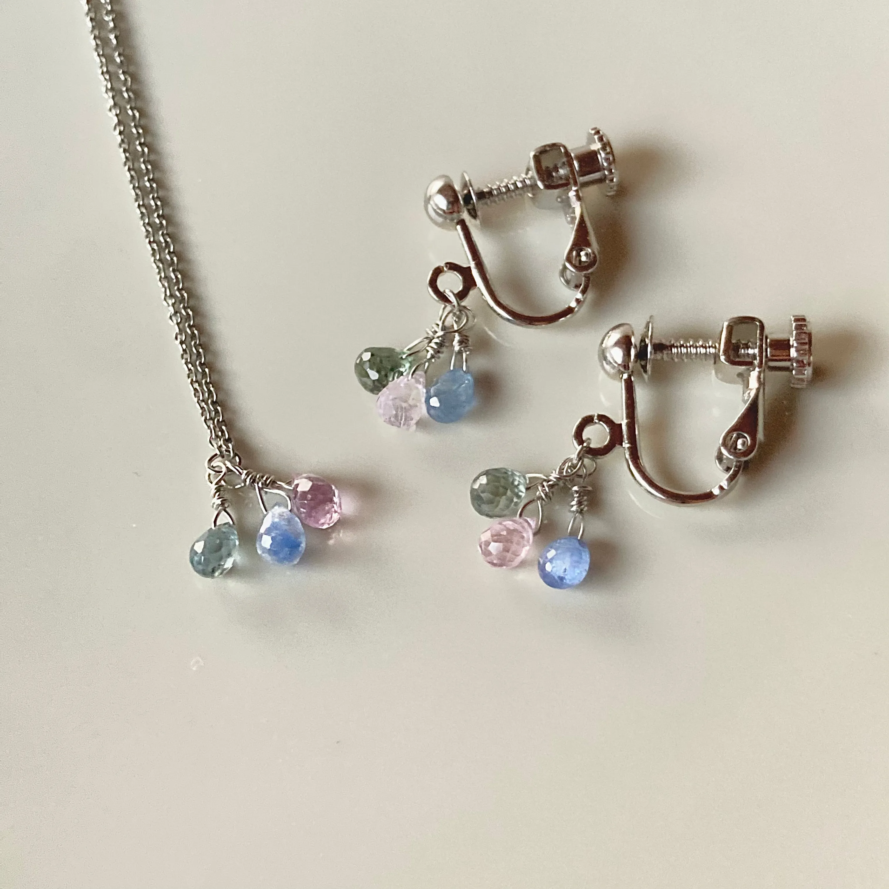 Sapphire Necklace (SILVER)