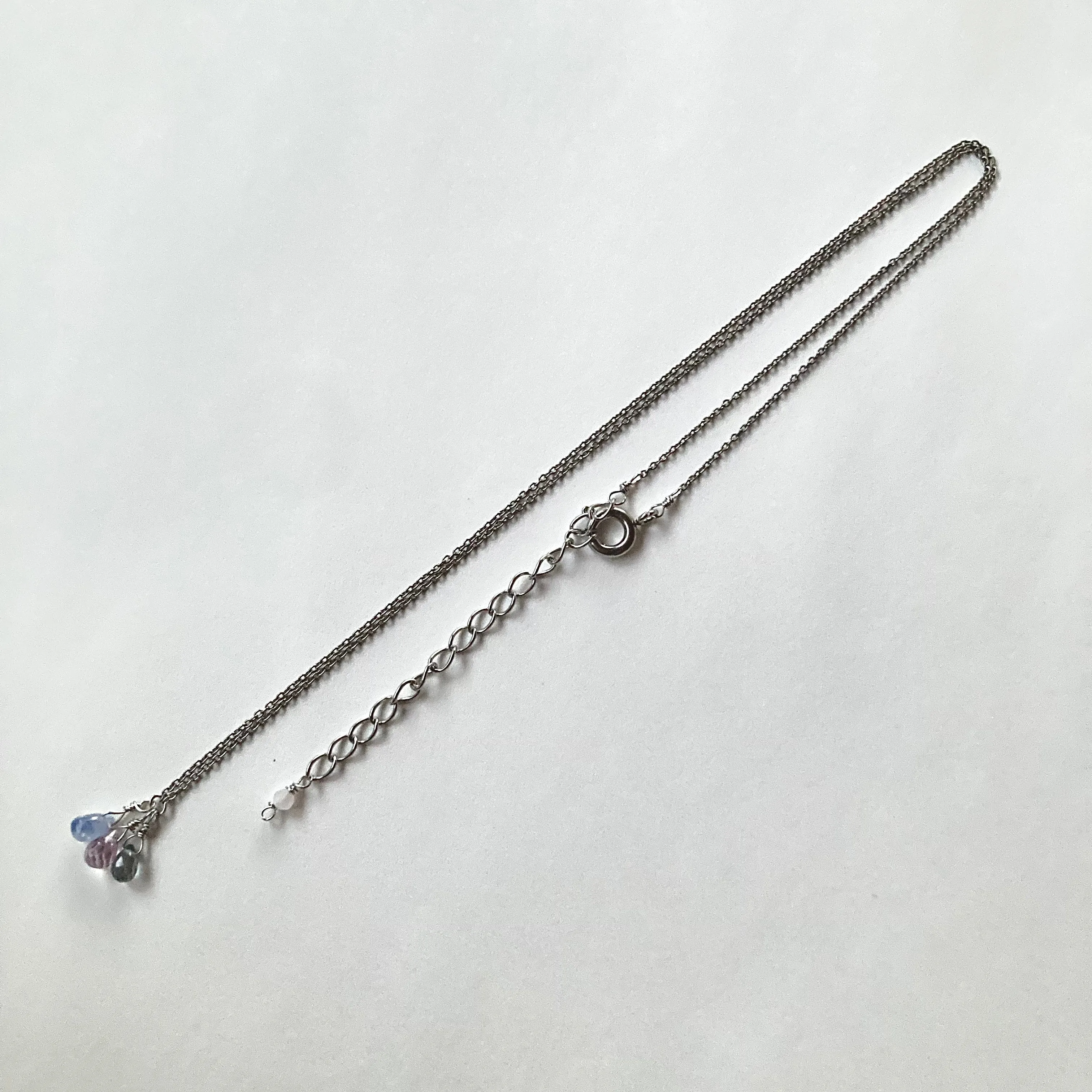 Sapphire Necklace (SILVER)